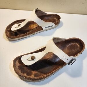 Birkenstock White Sandals 39
